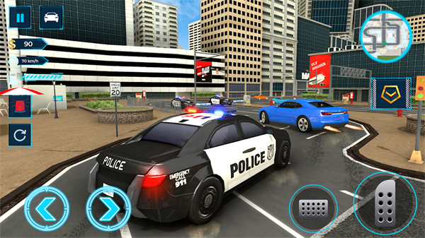 特警部队警车追逐(police force game officer car)