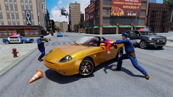 特警部队警车追逐(police force game officer car)